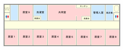 福祉ホームきらり施設内マップ